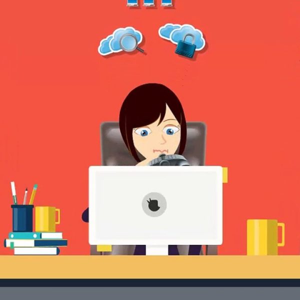 Jasa Video Animasi Advertising di Semarang - Sibuk di Kantor